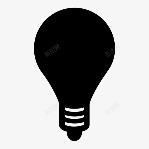 灯泡发光熄灭图标svg_新图网 https://ixintu.com 发光 想法 明亮 灯泡 熄灭 网络 网络生活黑暗 黑暗
