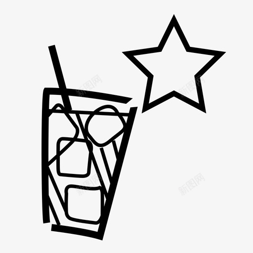 古巴自由酒朗姆酒酒图标svg_新图网 https://ixintu.com 古巴自由酒 可乐 可口可乐 朗姆酒 玻璃杯 酒 酒精饮料 饮料 鸡尾酒