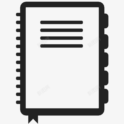 笔记本螺旋笔记本螺旋装订笔记本图标svg_新图网 https://ixintu.com 便笺簿 学校 日记 笔记本 螺旋笔记本 螺旋装订笔记本 记事本 速写簿