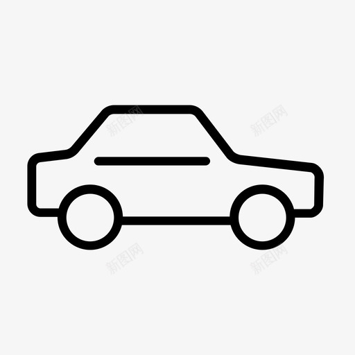轿车旅行运输图标svg_新图网 https://ixintu.com 司机 旅行 汽车 汽车线路图标 线路图标 轿车 运输 运输方式 驾驶