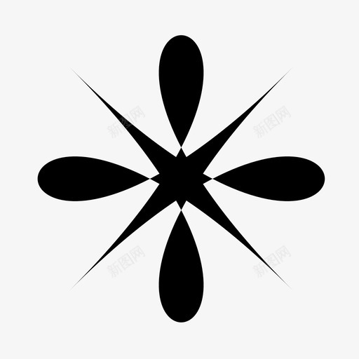 星星点缀哥特式维多利亚式图标svg_新图网 https://ixintu.com 哥特式 星星点缀 维多利亚式 装饰