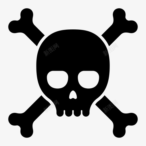 毒药生命致命图标svg_新图网 https://ixintu.com 危险 恐怖 有毒 毒药 海盗 生命 致命 骷髅