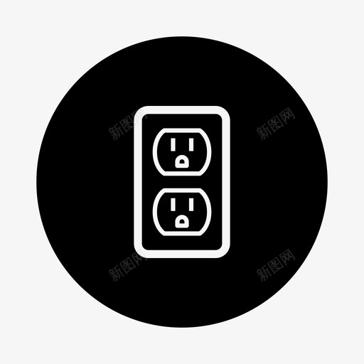 插座购物者平面图图标svg_新图网 https://ixintu.com 国旗 国标 平面图 插孔 插座 电源插座 胶带 触点 购物者