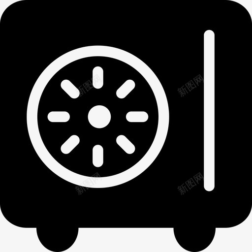 银行金库价值保险房图标svg_新图网 https://ixintu.com 代码 价值 保险房 保险柜 货币 钢制 银行金库 锁