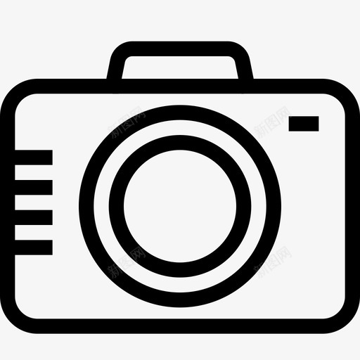 相机快照拍摄图标svg_新图网 https://ixintu.com 后院视频 快照 拍摄 材料 照片 片段 物体 盒子 相机 胶片 视频