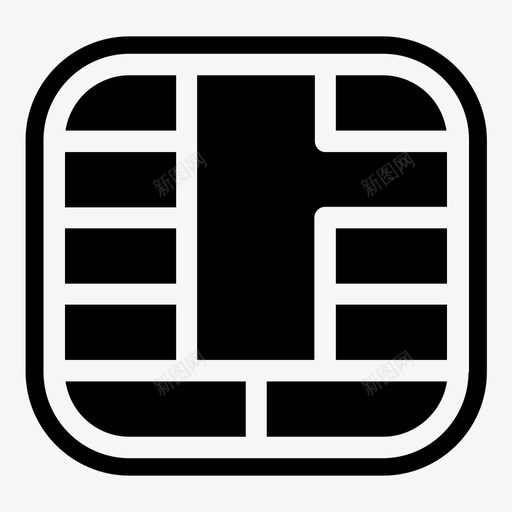 sim卡网络电话图标svg_新图网 https://ixintu.com sim卡 sim芯片 存储芯片 安全 智能手机 用户识别模块 电信 电话 网络