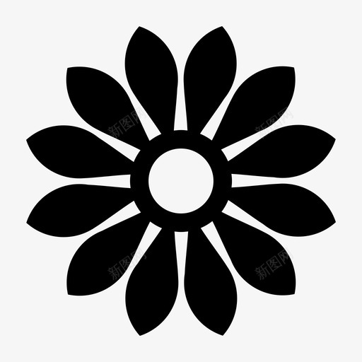 花儿春天来了图标svg_新图网 https://ixintu.com 春天来了 花儿