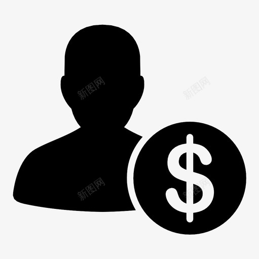 银行家金融金融家图标svg_新图网 https://ixintu.com 人 投资 投资者 放债人 营销 货币 贷款 金融 金融家 银行家