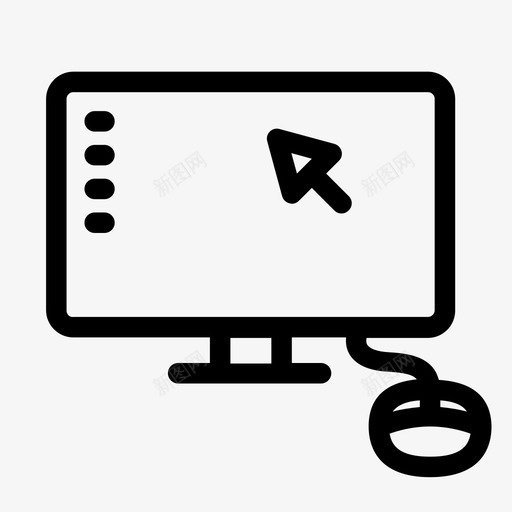 台式电脑个人电脑办公室图标svg_新图网 https://ixintu.com imac 个人电脑 办公室 台式电脑 多媒体 显示器 电子设备 硬件 计算机 鼠标