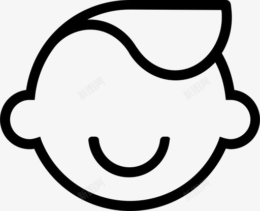 微笑个性头图标svg_新图网 https://ixintu.com 个性 伙计 头 微笑 快乐 情绪 男人 男人的脸 脸 表情