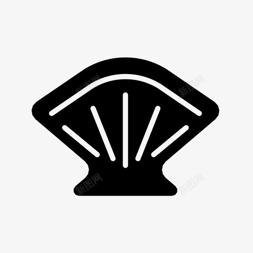 采购产品贝壳海鲜海贝图标svg_新图网 https://ixintu.com 海洋 海洋动物 海洋生物 海螺 海贝 海鲜 蛤蜊 采购产品贝壳