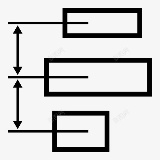 中心垂直分布对齐编辑器图标svg_新图网 https://ixintu.com 中心垂直分布 分布 图形元素 图形设计 对齐 对齐和分布 设计位置 设计编辑器