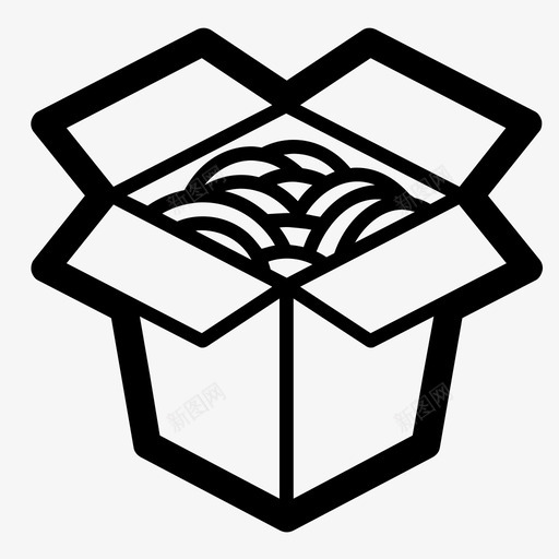 外卖盒食品盒面食盒图标svg_新图网 https://ixintu.com 午餐 外卖盒 组装 面条 面食盒 食品盒 餐厅