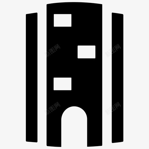 建筑结构购物中心图标svg_新图网 https://ixintu.com 商业中心 商业建筑 地基 建筑 建筑实体图标 现代建筑 结构 购物中心