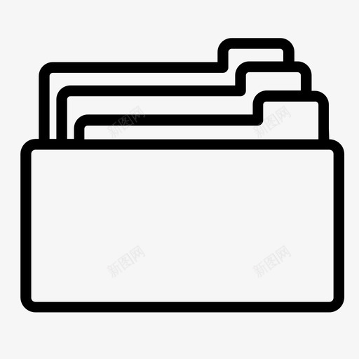 文件抽屉文件夹图标svg_新图网 https://ixintu.com 工具 抽屉 整理 文件 文件夹