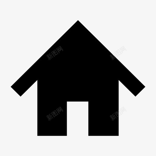 住宅私人业主图标svg_新图网 https://ixintu.com 业主 住宅 天堂 家庭 私人