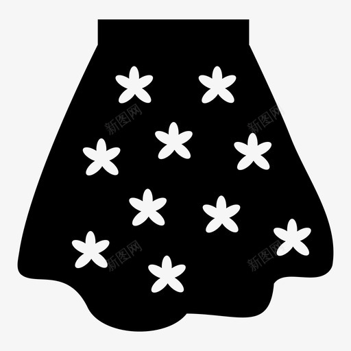 采购产品裙子衣服时装图标svg_新图网 https://ixintu.com 时装 花裙子 衣服 衣服和衣服 采购产品裙子