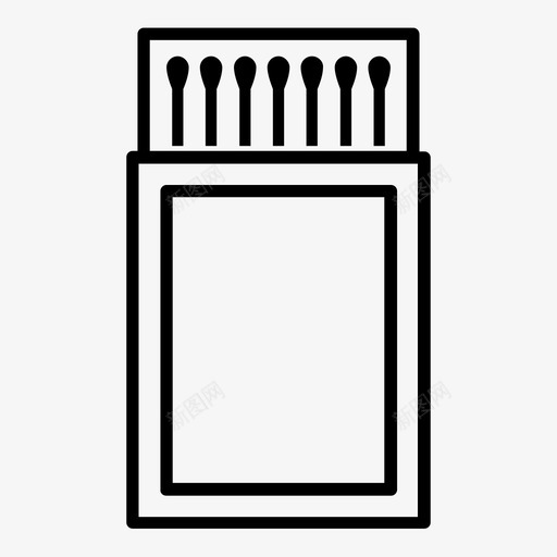 火柴点火器点火工具图标svg_新图网 https://ixintu.com 火柴 点火器 点火工具