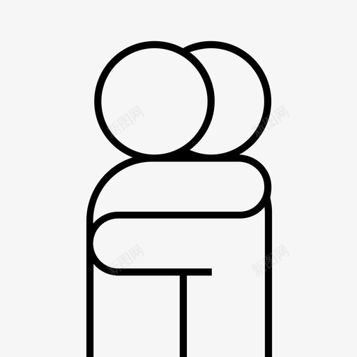 拥抱友谊爱图标svg_新图网 https://ixintu.com 人 友谊 可以拥抱 我可以拥抱 拥抱 支持 爱 表达 达斯汀的话