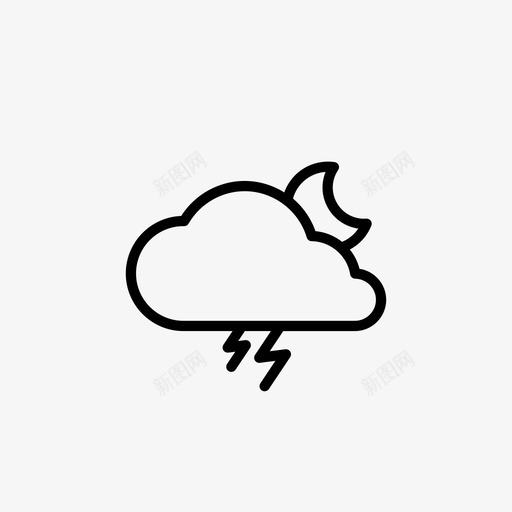风暴云雨阵雨图标svg_新图网 https://ixintu.com 全面天气预报大纲 多云 夜间 天气 天气状况 天气要素 阵雨 雨 风暴云