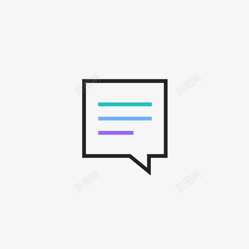 聊天谈话声明图标svg_新图网 https://ixintu.com 信使 声明 引用 沟通 短信 聊天 语音泡泡 说 谈话 通知 非正式