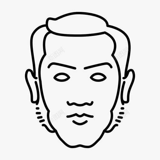 马克斯穆勒人类学家人类学图标svg_新图网 https://ixintu.com 人类学 人类学家 肖像 面孔 面孔思想家 马克斯穆勒