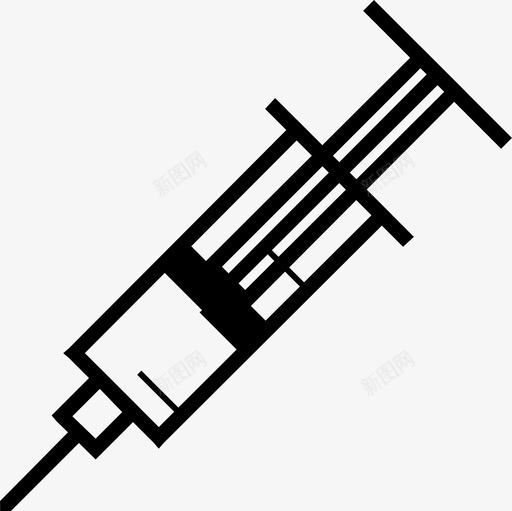 注射器胰岛素医疗图标svg_新图网 https://ixintu.com 医疗 恢复 护理 注射器 精密 胰岛素 锋利
