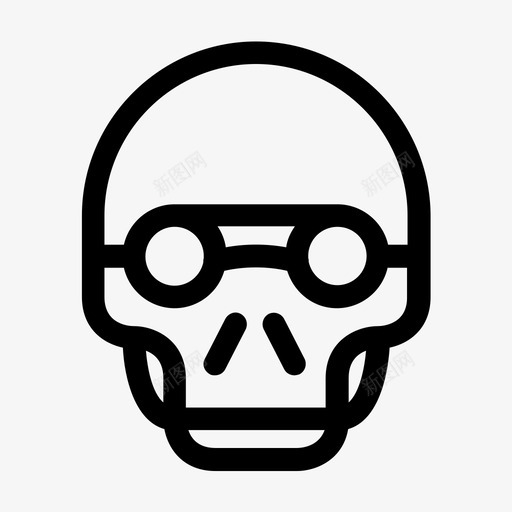 眼镜面部表情天才图标svg_新图网 https://ixintu.com 光线 外表 天才 情绪 智慧 死亡的情绪 眼镜 视觉 阴影 面部表情 骨骼