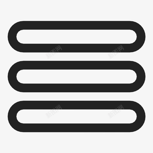 菜单栏行选项图标svg_新图网 https://ixintu.com 菜单栏 行 设置 选项