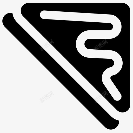 三明治快餐开面三明治图标svg_新图网 https://ixintu.com 三明治 三角 俱乐部三明治 开面三明治 快餐 晚餐 面包