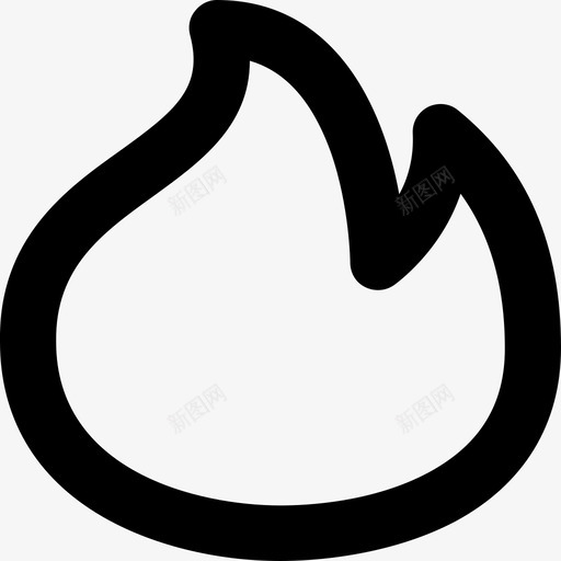 热烧火图标svg_新图网 https://ixintu.com 圆 激情 火 烧 热