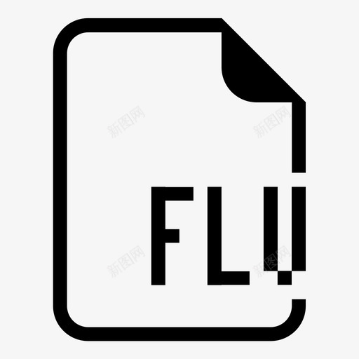flv文件文件类型文件名图标svg_新图网 https://ixintu.com flv文件 文件名 文件扩展名 文件类型 文档