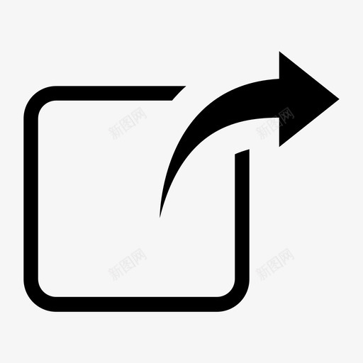 共享箭头复制图标svg_新图网 https://ixintu.com 共享 共享内容 共享媒体 共享按钮 共享链接 出去 复制 箭头 转到