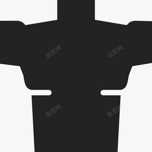 躯干身体胸部图标svg_新图网 https://ixintu.com 健身 强壮 胸部 腰部 衣服 身体 躯干