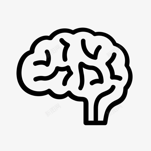 大脑思维科学图标svg_新图网 https://ixintu.com 人脑 商场 大脑 思维 知识 科学 脑力 脑风暴 解剖学