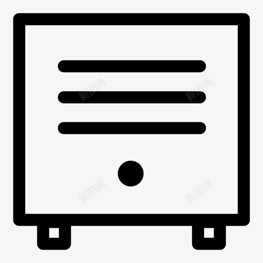 机器底座电脑图标svg_新图网 https://ixintu.com cpu 主板 低音炮 底座 机器 电脑 电脑塔