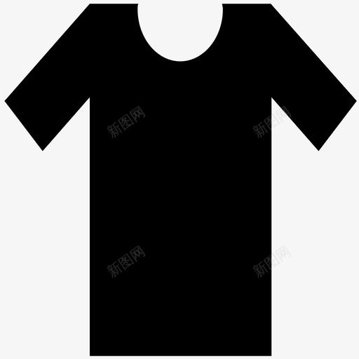 t恤圆领夏装图标svg_新图网 https://ixintu.com t恤 圆领 夏装