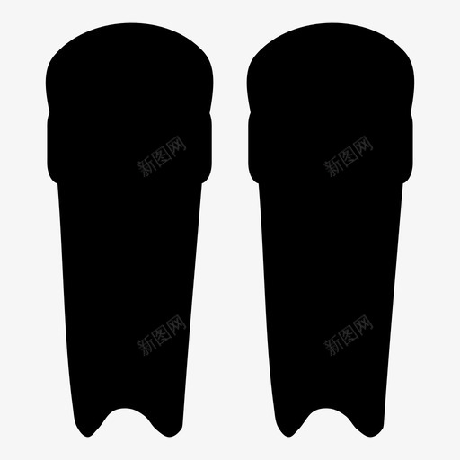护腿板服装运动装备图标svg_新图网 https://ixintu.com 套件 安全装备 护腿板 服装 运动装备 防护