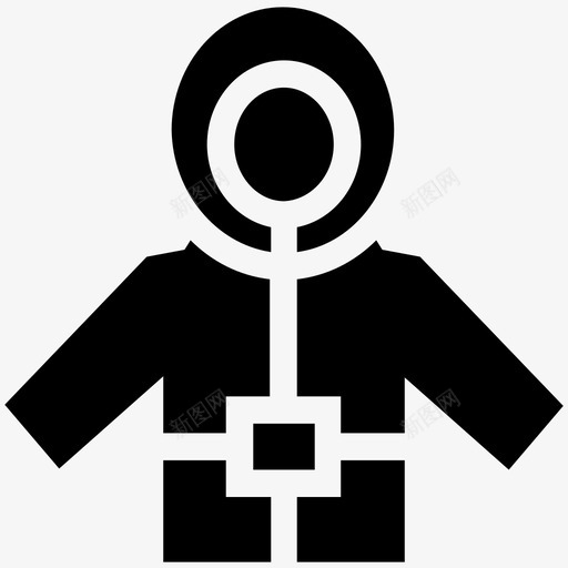 采购产品连帽衫衣服连帽外套图标svg_新图网 https://ixintu.com 外套 套头衫 派克大衣 衣服 连帽外套 采购产品连帽衫