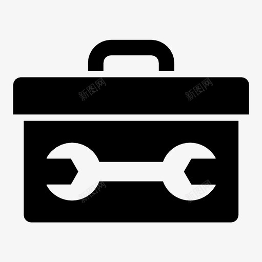 工具箱选项专业图标svg_新图网 https://ixintu.com 专业 存储 工具箱 支持 服务 维修 设置 选项