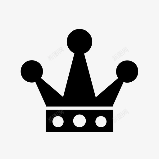皇冠统治者皇室图标svg_新图网 https://ixintu.com 君主制 女王 投资 权力 王国 王子 皇冠 皇室 统治者
