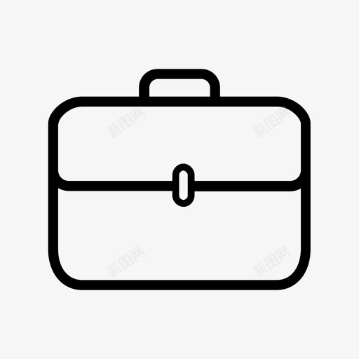 工作包公文包图标svg_新图网 https://ixintu.com 专业 公文包 包 工作 把手 新图标 电脑 门闩