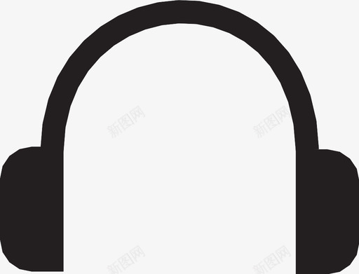 个人听力耳机图标svg_新图网 https://ixintu.com 个人听力耳机