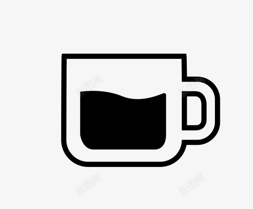 杯子茶一杯咖啡图标svg_新图网 https://ixintu.com 一杯咖啡 一杯茶 咖啡时间第一阶段 咖啡杯 杯子 液体 茶 茶杯 饮料