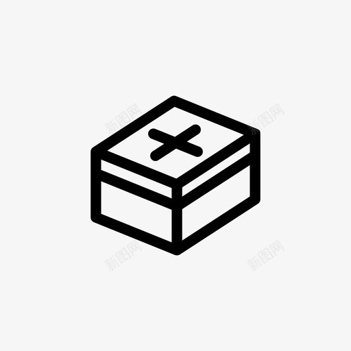 急救箱药箱医疗用品图标svg_新图网 https://ixintu.com 健康保险 医疗保健 医疗用品 医院 帮助 急救 急救箱 药物治疗 药箱