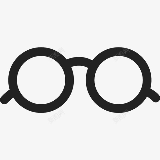 眼镜配件透明图标svg_新图网 https://ixintu.com 感官 时尚 服装 眼镜 视觉 透明 配件