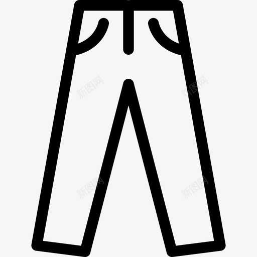 采购产品裤子战斗裤女裤图标svg_新图网 https://ixintu.com 女裤 工作裤 战斗裤 男裤 衣服 采购产品裤子 高尔夫裤