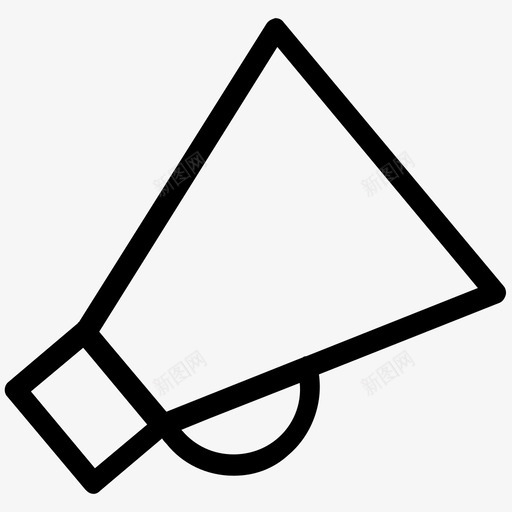 扩音器喇叭欢呼图标svg_新图网 https://ixintu.com 喇叭 喊叫 宣布 扩音器 欢呼 注意