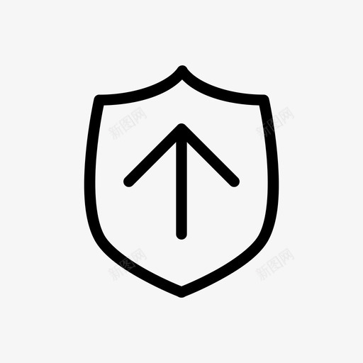 安全上传传输存储图标svg_新图网 https://ixintu.com 传输 共享 存储 安全 安全上传 安全防护 屏蔽 箭头 防护