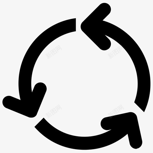 刷新425箭头标图标svg_新图网 https://ixintu.com 425箭头矢量图标 刷新